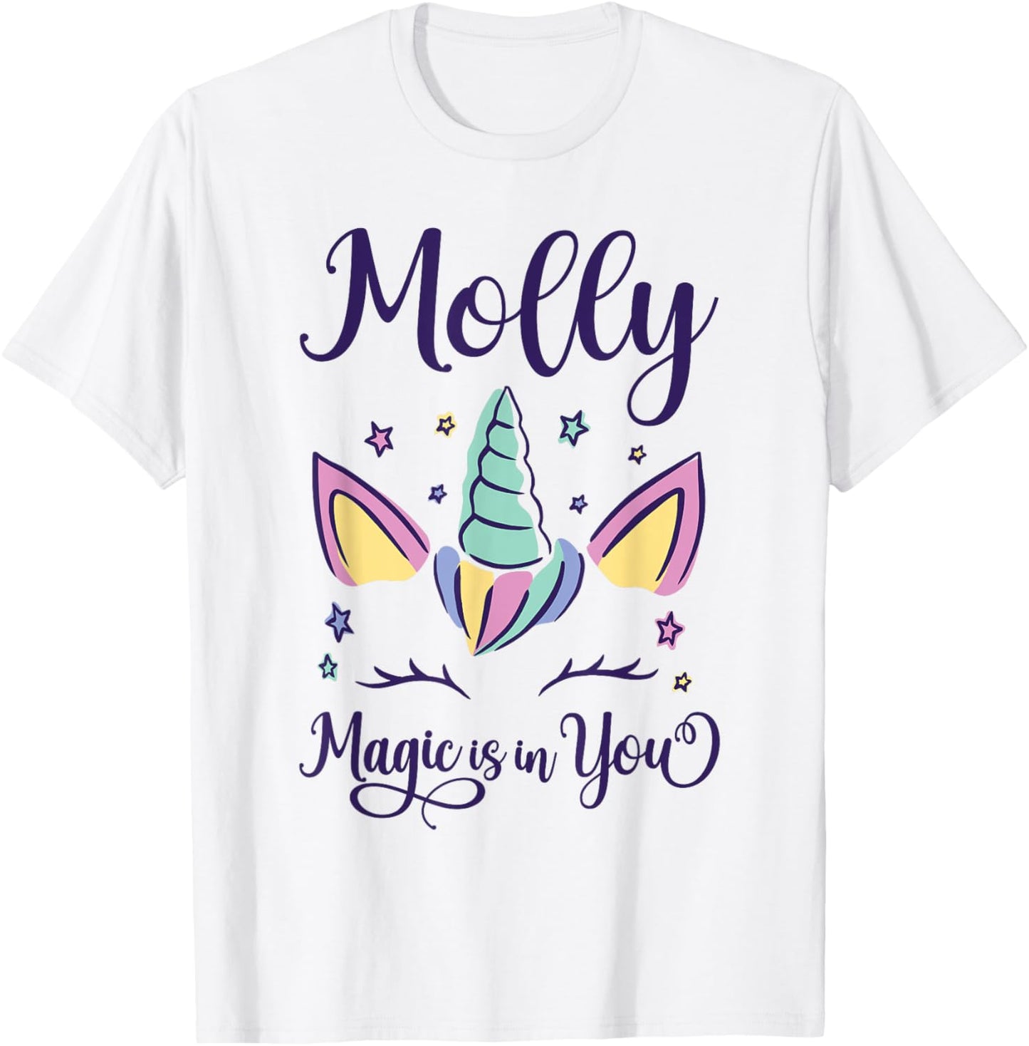 First Name Molly Personalized I Love Molly T-Shirt - T-Shirt | White
