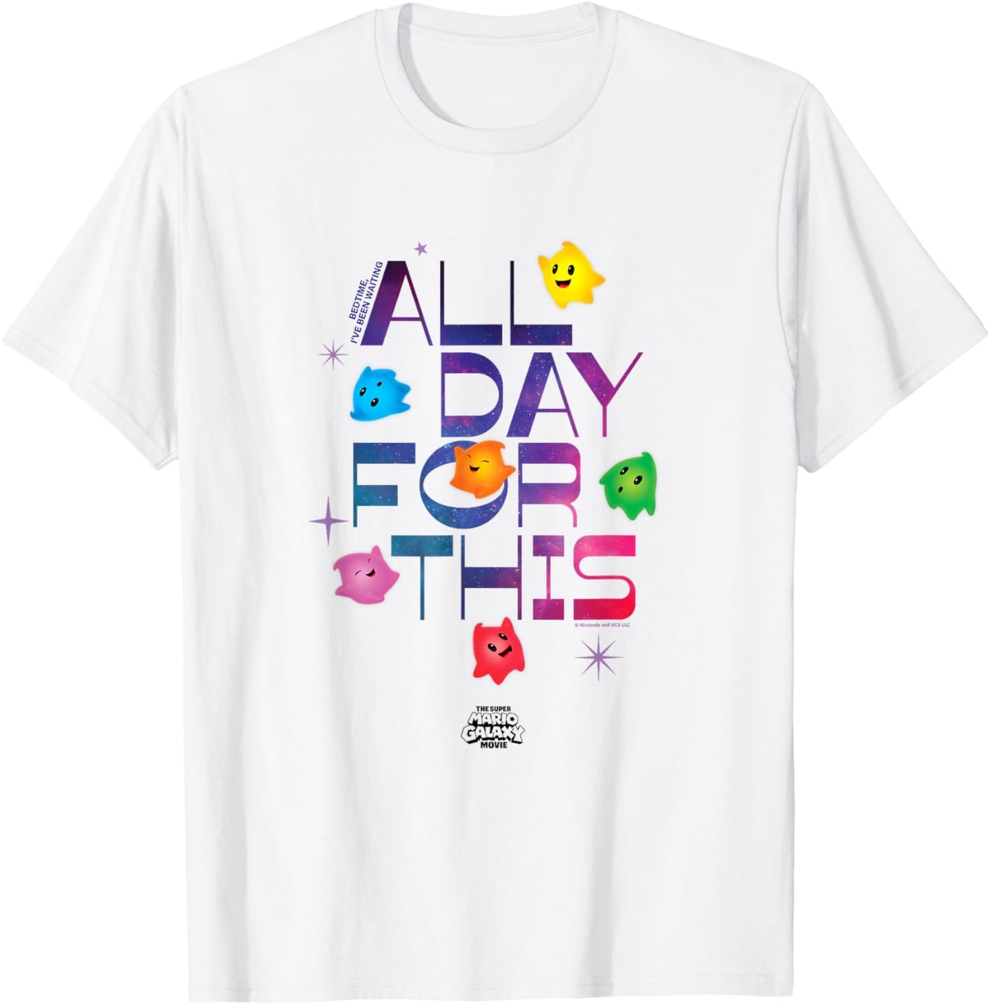 The Super Mario Galaxy Movie Luma Bedtime Crew T-Shirt - T-Shirt | White