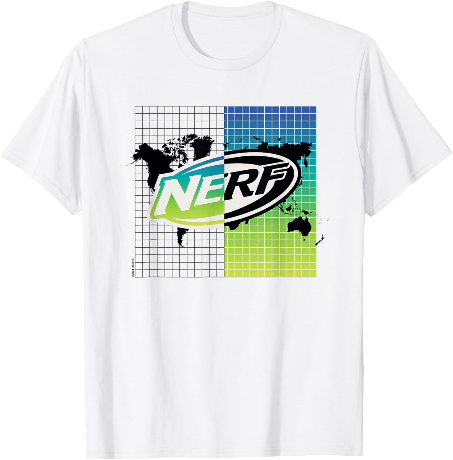 Nerf Gradient Globe T-Shirt - T-Shirt | White