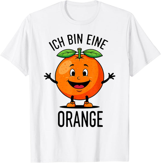 Orange Costume Fruit Costumes Fancy Dress Orange Costume Carnival T-Shirt - T-Shirt | White