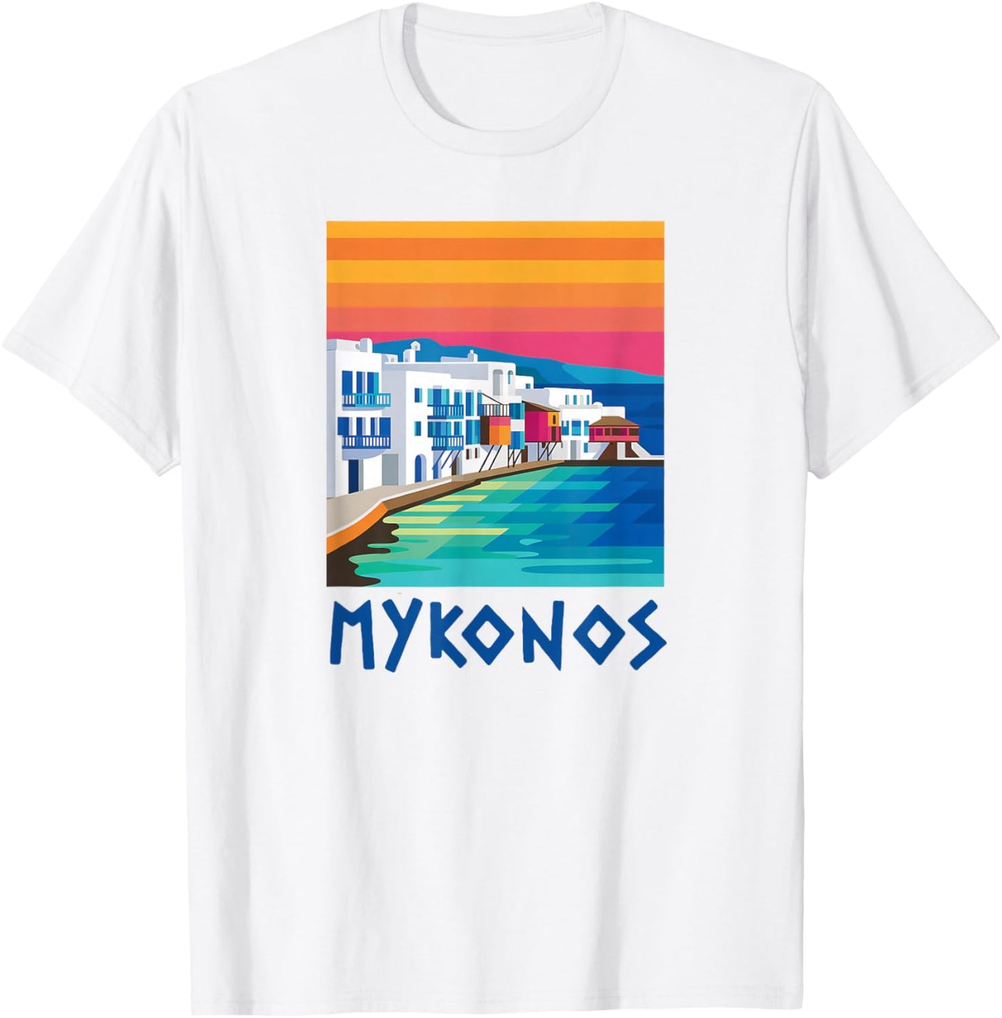 Mykonos T-Shirt - T-Shirt | White