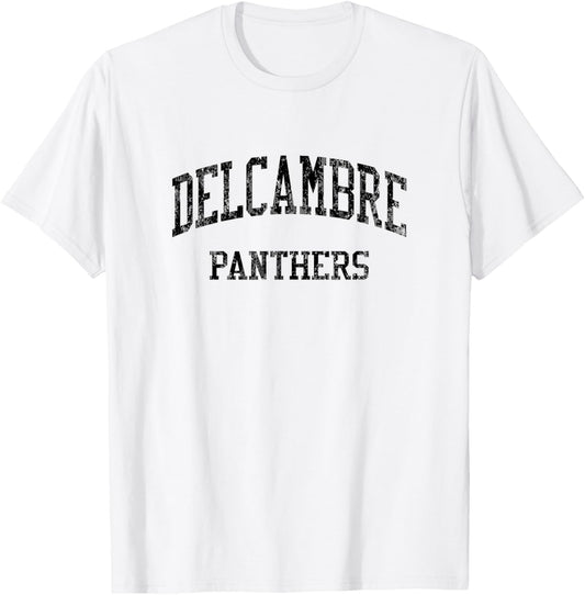 Delcambre High School HS Delcambre LA Vintage Sports T-Shirt - T-Shirt | White