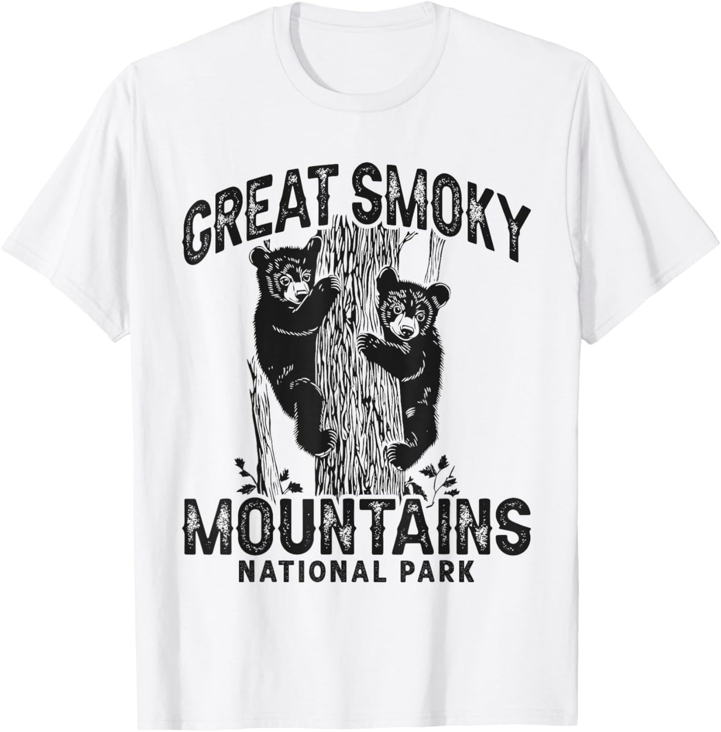 Great Smoky Mountains National Park Tennessee North Carolina T-Shirt - T-Shirt | White