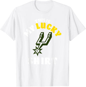 NBA San Antonio Spurs St. Patrick's Day Lucky Shirt T-Shirt - T-Shirt | White