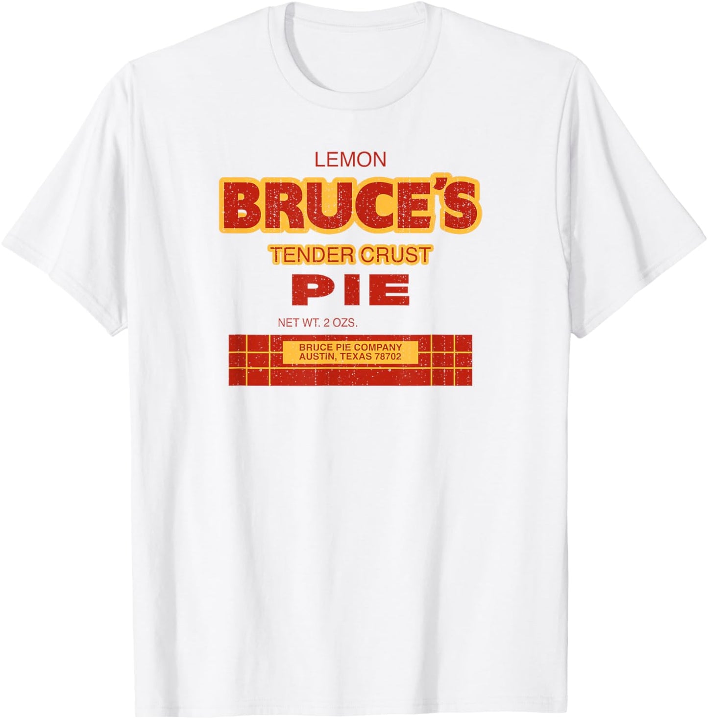 Vintage Texas Culture Local Favorite Bruce's Pies Austin TX T-Shirt - T-Shirt | White