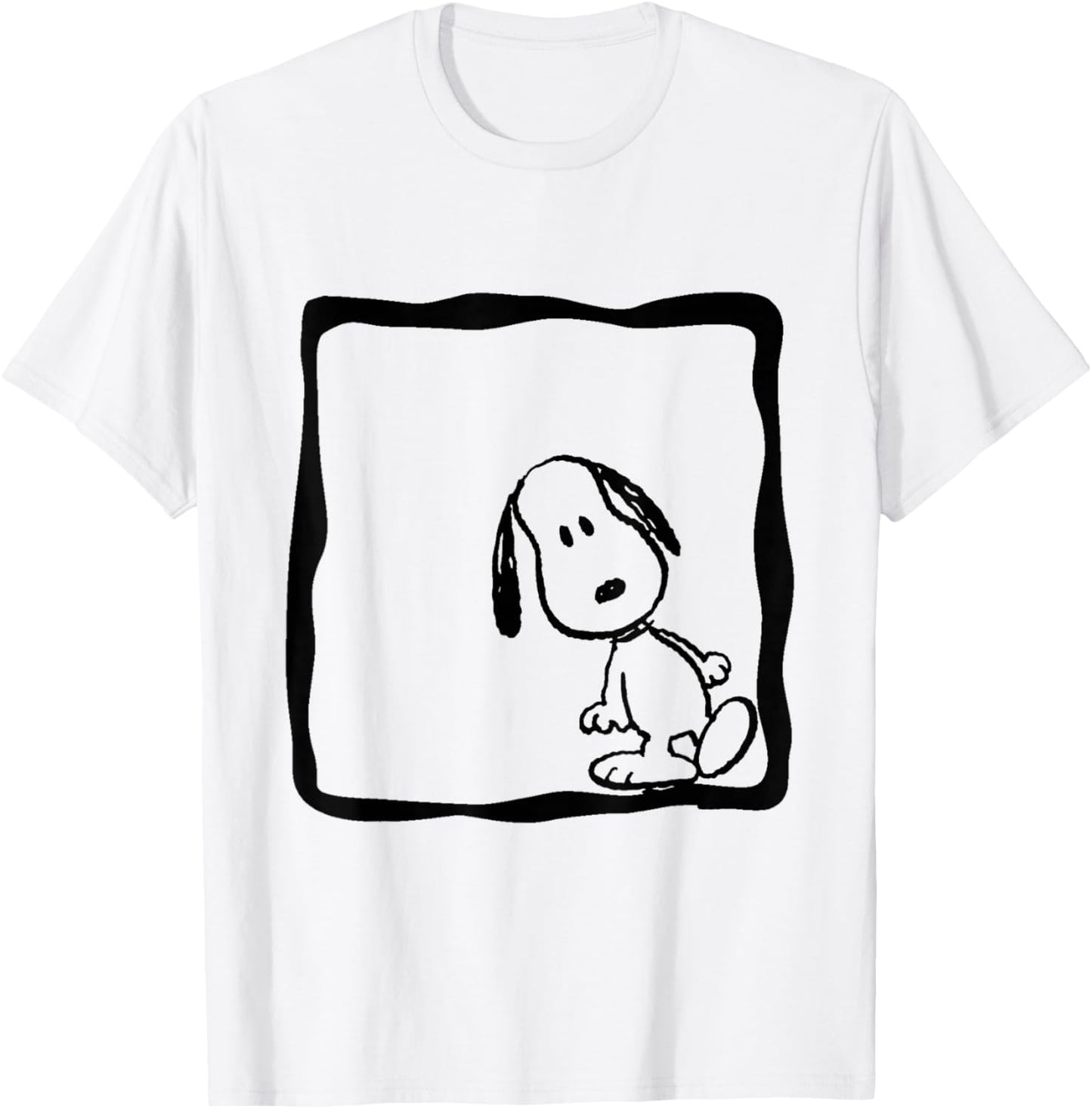 Peanuts Snoopy Lean T-Shirt - T-Shirt | White