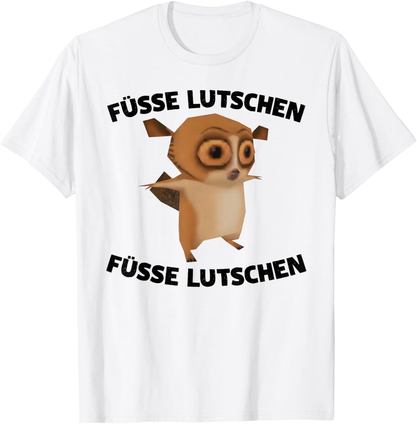 FÜSSE LUTSCHEN FÜSSE LUTSCHEN X AFFE Koboldmaki T-Shirt - T-Shirt | White