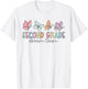 Second Grade Dream Team Butterfly Elementary Back to School T-Shirt - T-Shirt | White