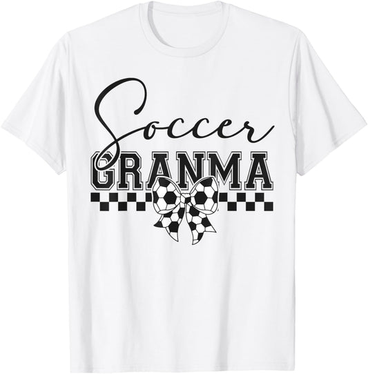 Soccer Grandma Soccer Grandmother Game Day Mother's Day T-Shirt - T-Shirt | White
