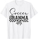 Soccer Grandma Soccer Grandmother Game Day Mother's Day T-Shirt - T-Shirt | White