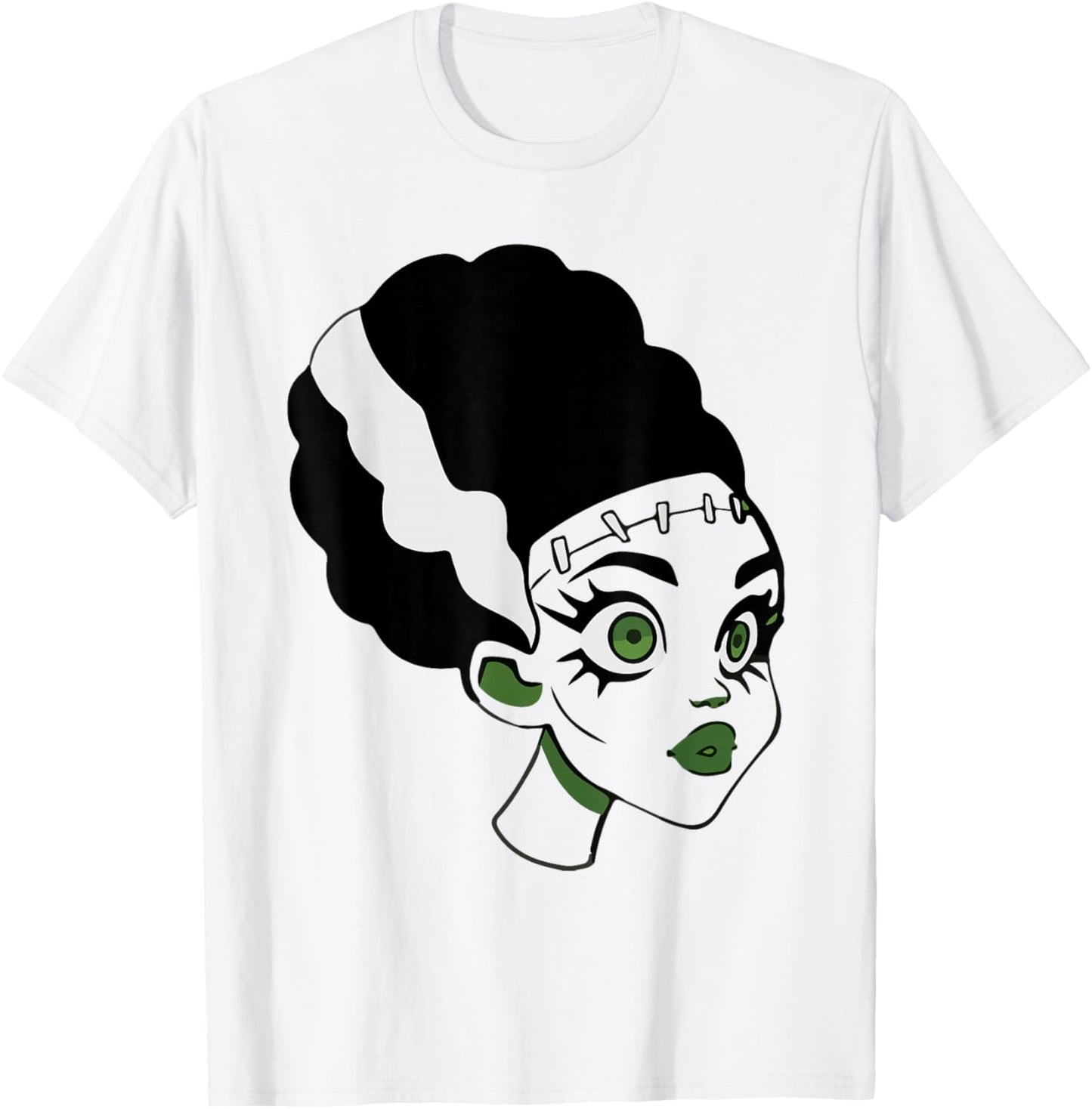 Frankenstein's Bride Monster Halloween Costume T-Shirt - T-Shirt | White