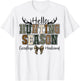Hello Hunting Season Goodbye Husband Retro Hunter Wife Women T-Shirt - T-Shirt | White