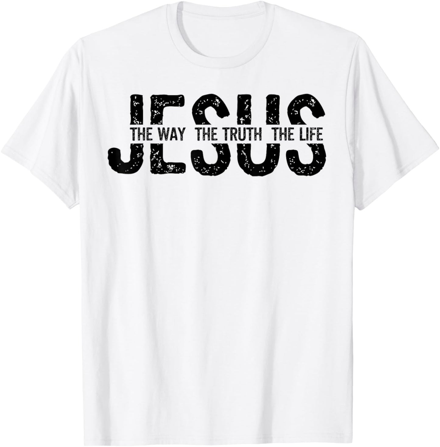 Jésus Chrétien Croyant Religieux Foi Bible Verse Église T-Shirt - T-Shirt | White