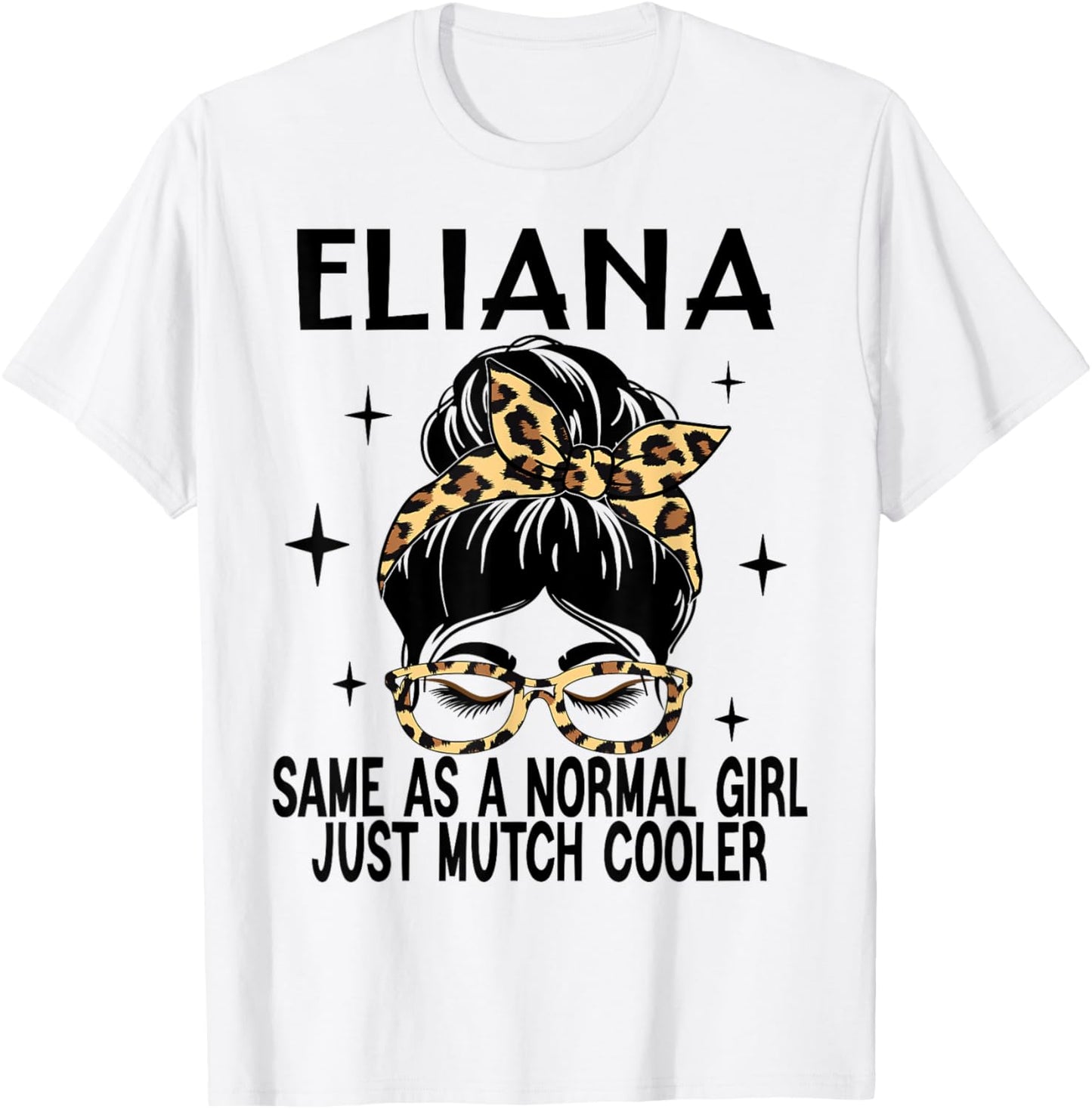 SwiftStyle Apparel ELIANA Costume Cute Definition Personalized Name ELIANA , Small, Grey T-Shirt - T-Shirt | White