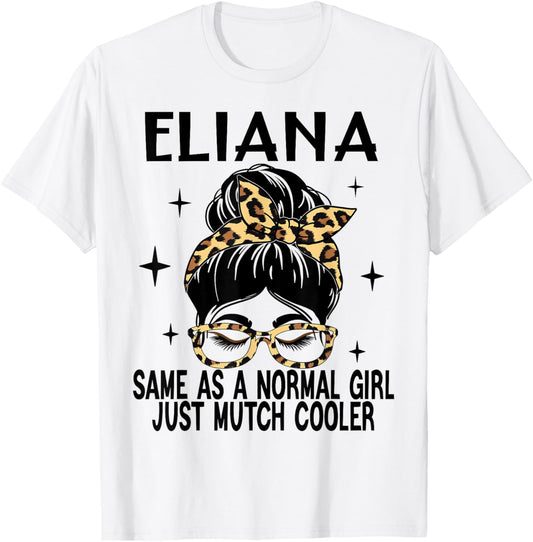 SwiftStyle Apparel ELIANA Costume Cute Definition Personalized Name ELIANA , Small, Grey T-Shirt - T-Shirt | White
