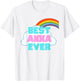 Akka - Best Akka Ever - Rainbow Cute Girl Akka T-Shirt - T-Shirt | White