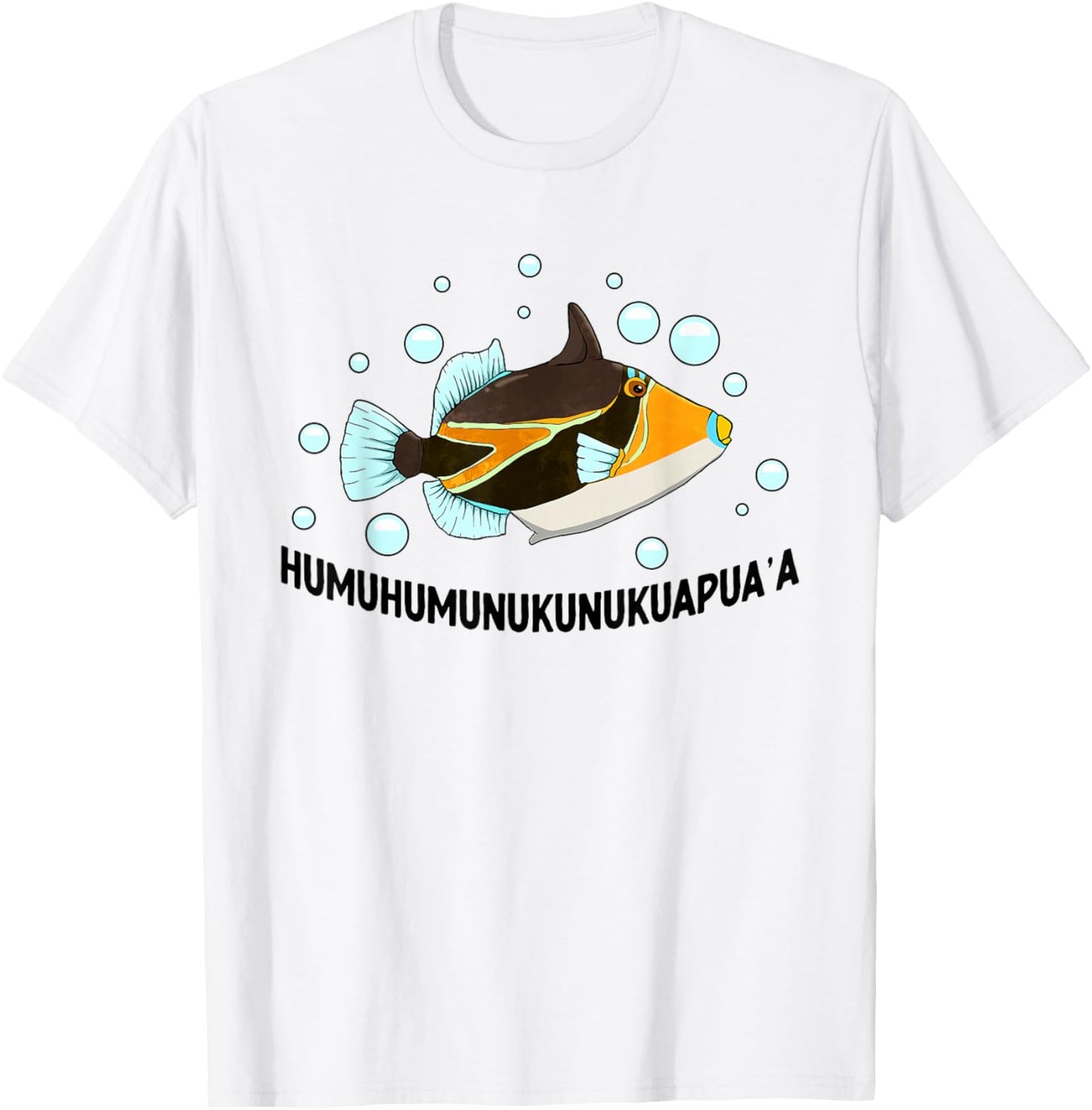 Humuhumunukunukuapua'a Hawaiian Reef Triggerfish Hawaii T-Shirt - T-Shirt | White