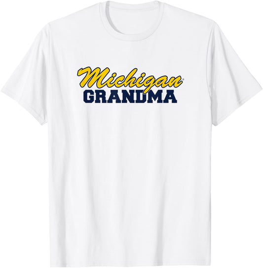 University of Michigan Wolverines Grandma T-Shirt - T-Shirt | White