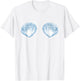 Mermaid Seashell Bachelorette Seashells Bridal Coastal Bra T-Shirt - T-Shirt | White