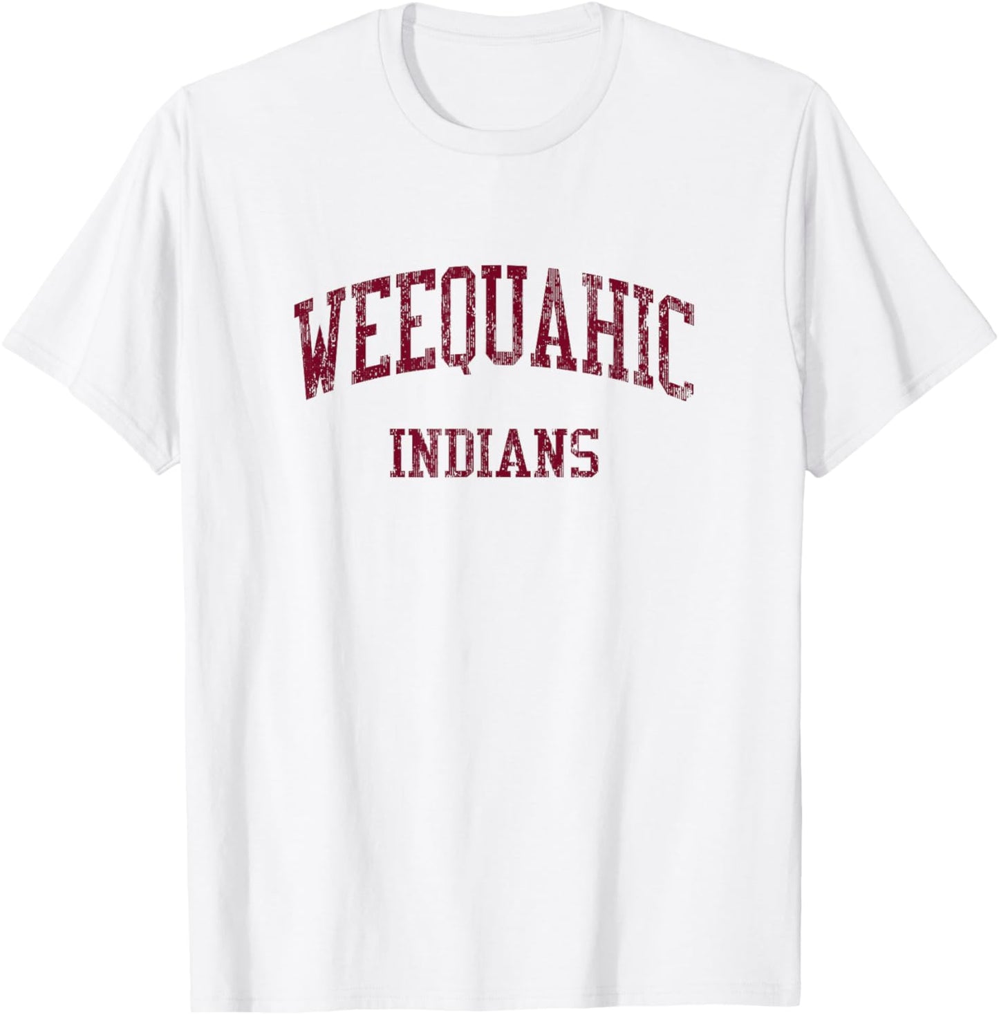 Weequahic High School HS Newark NJ Vintage Sports T-Shirt - T-Shirt | White