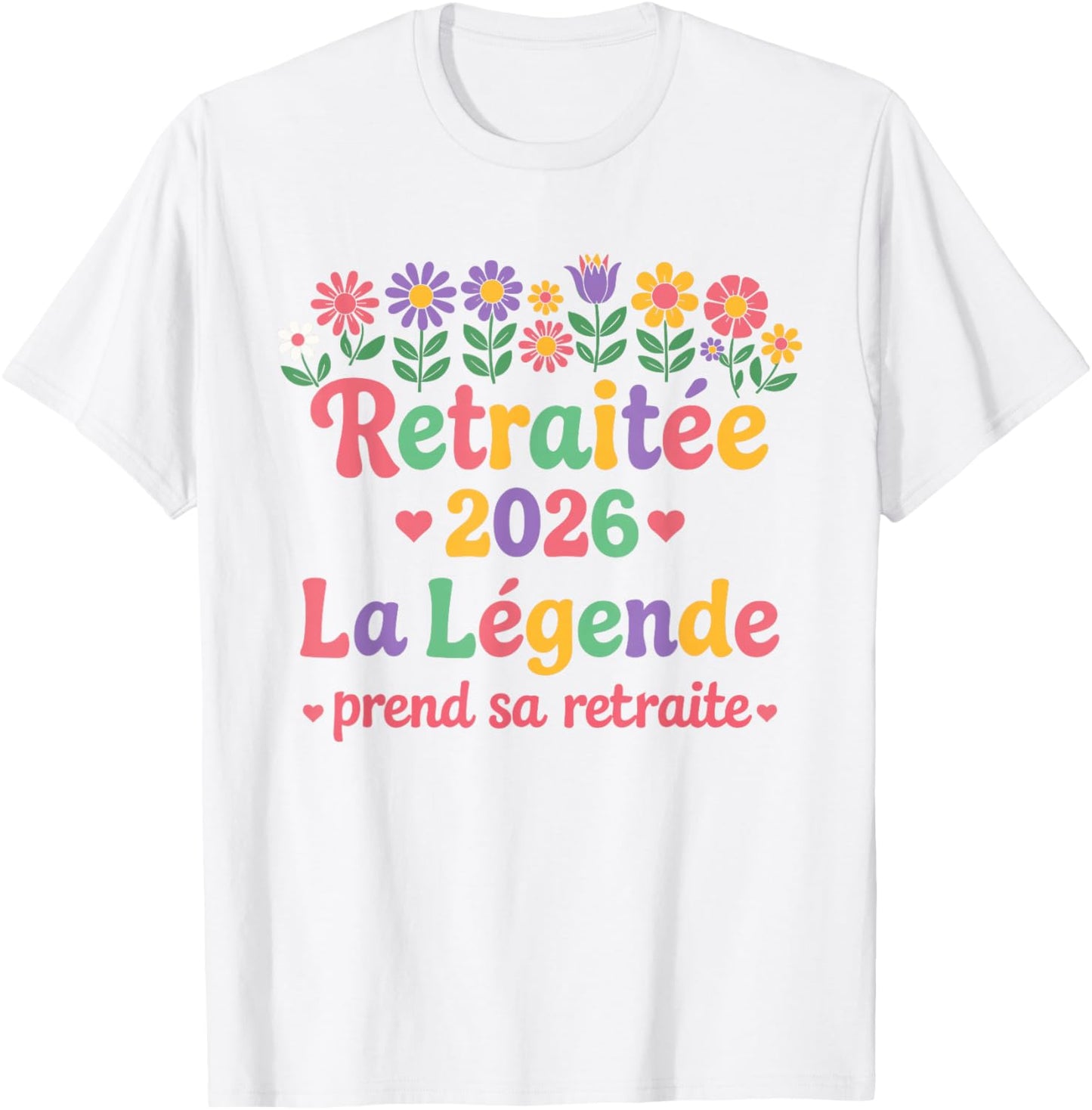 Retired 2026 Legend Retires T-Shirt - T-Shirt | White
