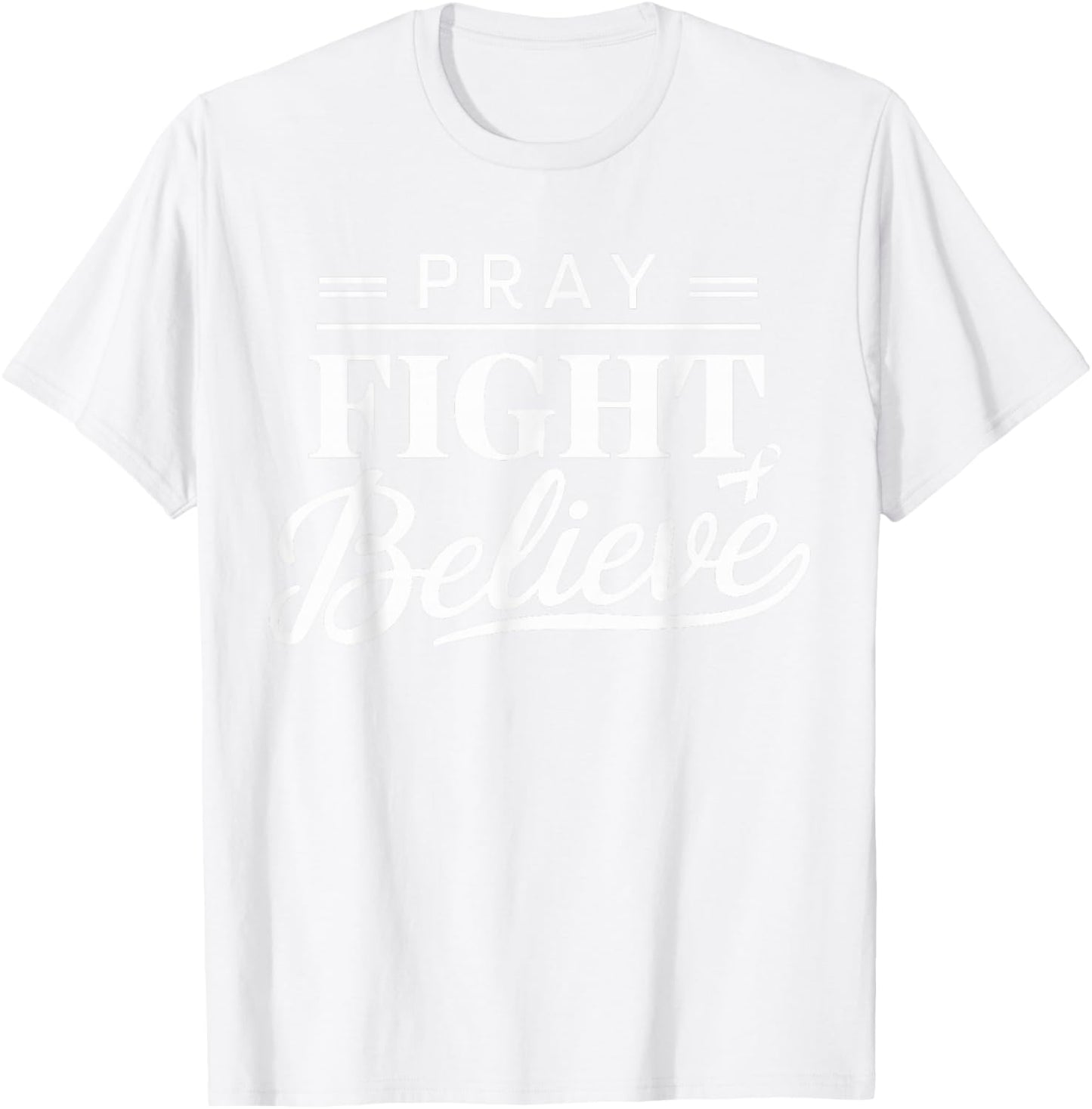 October Women Pink Ribbon Breast Cancer Awareness T-Shirt - T-Shirt | White