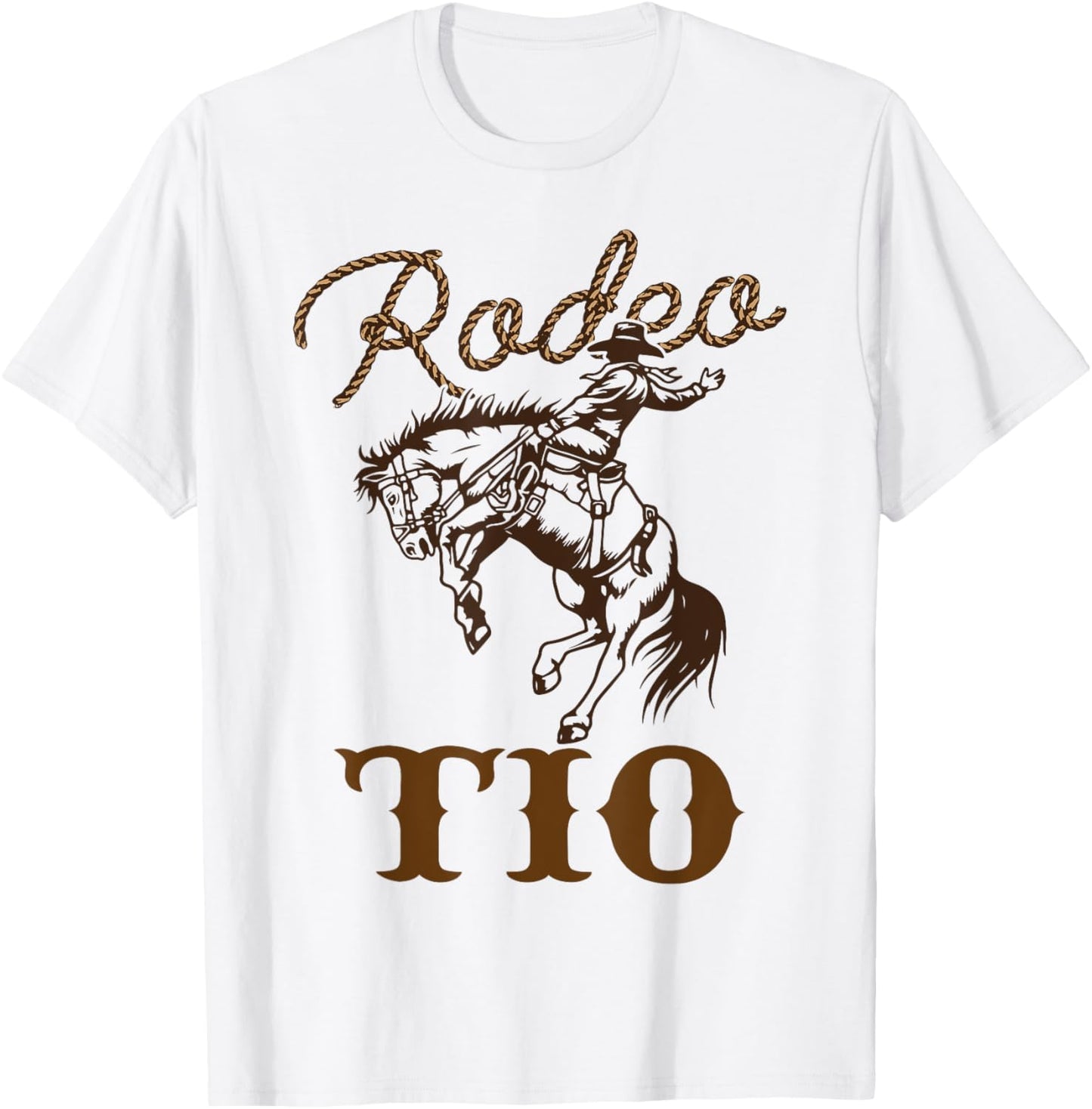 Tio Birthday Cowboy Cowgirl Western Rodeo Uncle Bday Party T-Shirt - T-Shirt | White