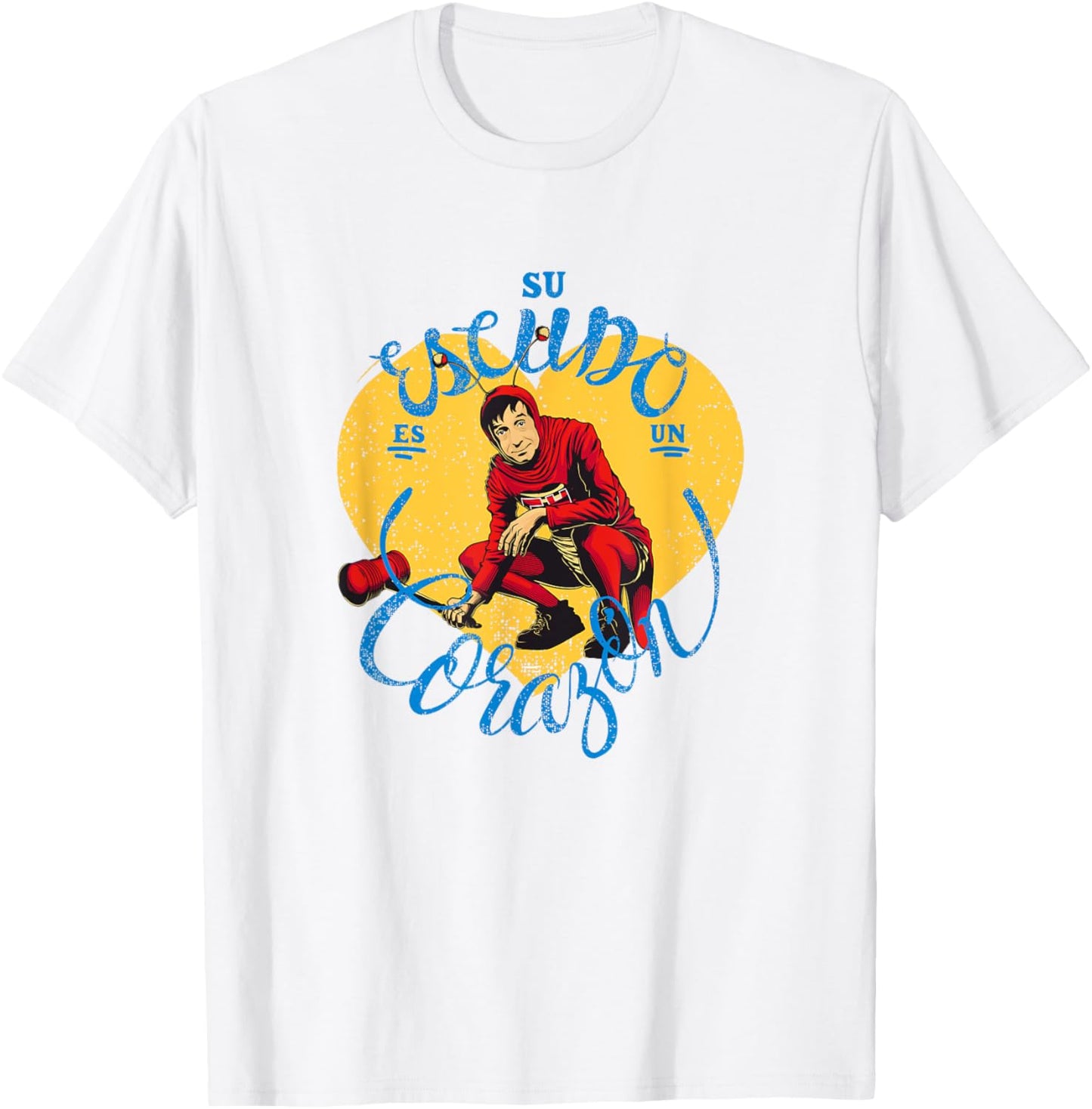 Chapulin Colorado - Fun Desings for Kids, Teen, Women & Men T-Shirt - T-Shirt | White