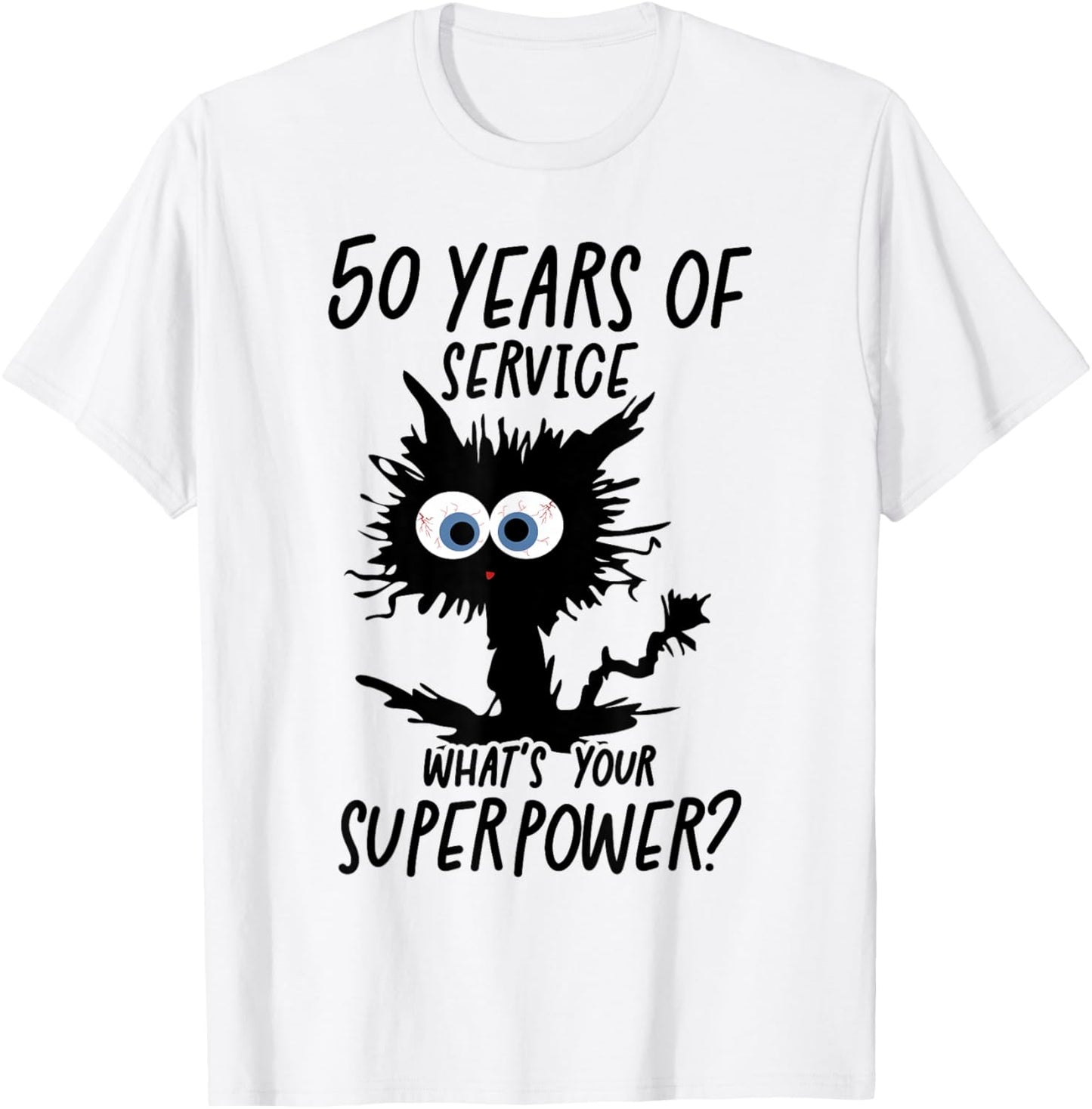 I Survived 50 Years Of Of Service T-Shirt - T-Shirt | White