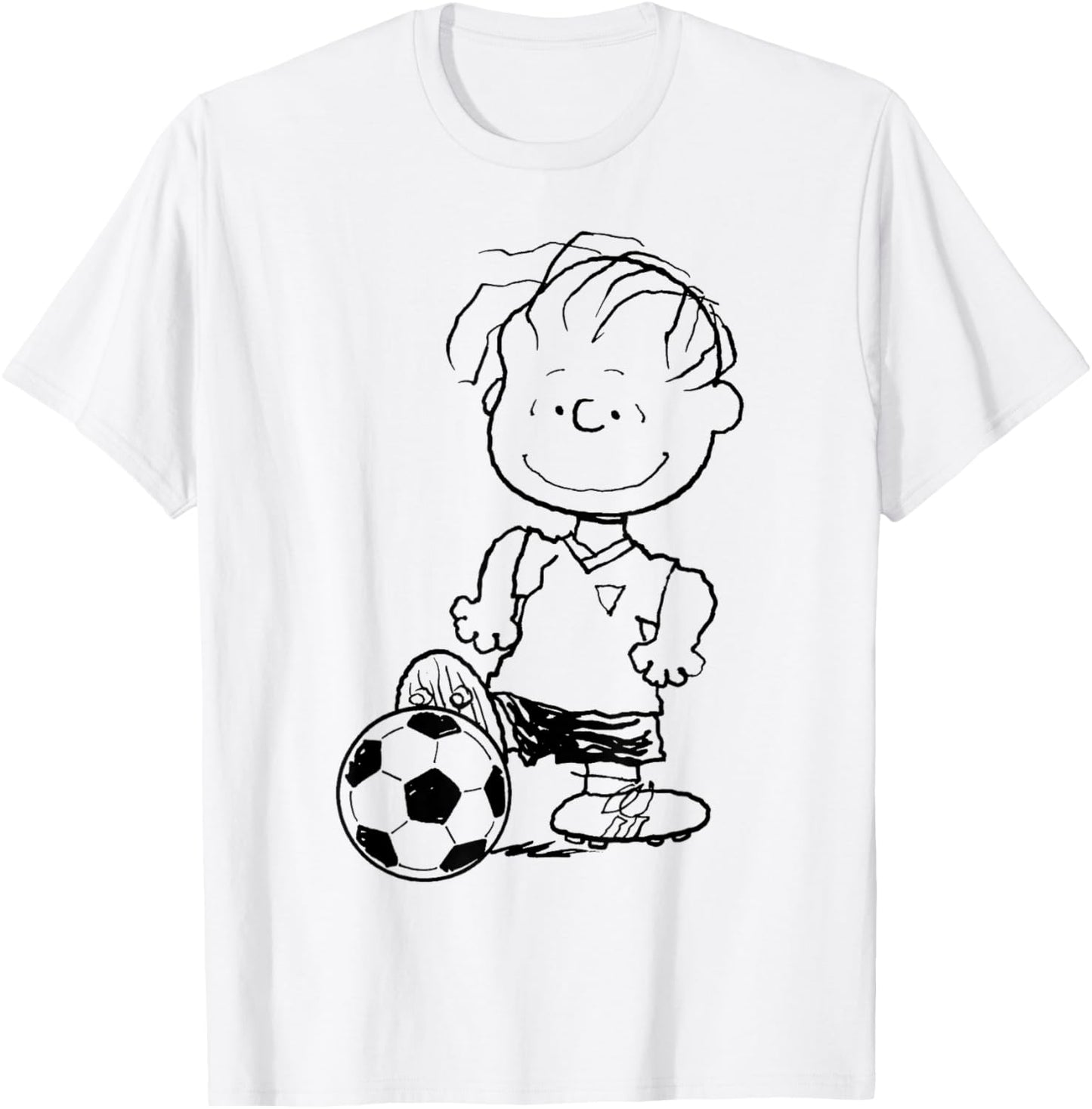 Peanuts Football Linus Van Pelt Skills T-Shirt - T-Shirt | White