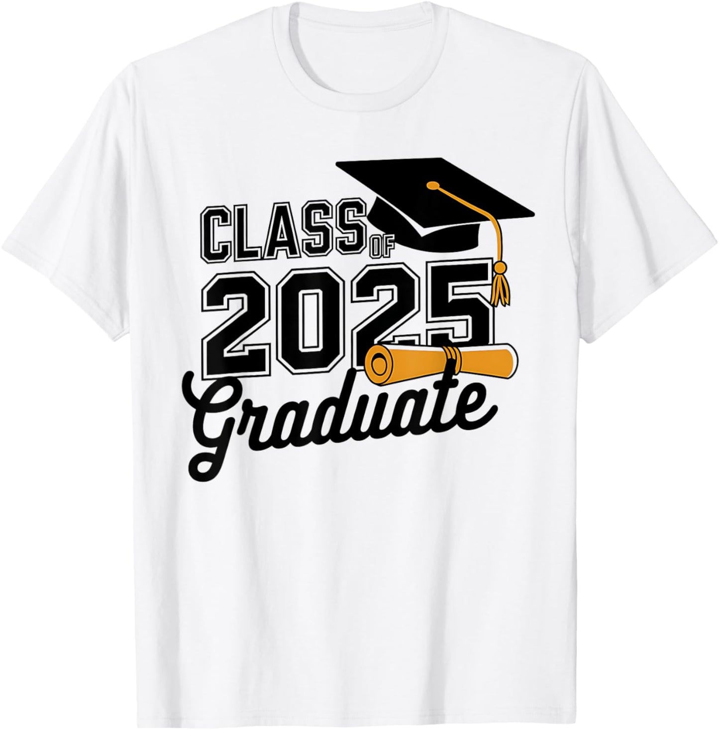 Class of 2025 Graduate 2025 Graduation Senior 2025 T-Shirt - T-Shirt | White