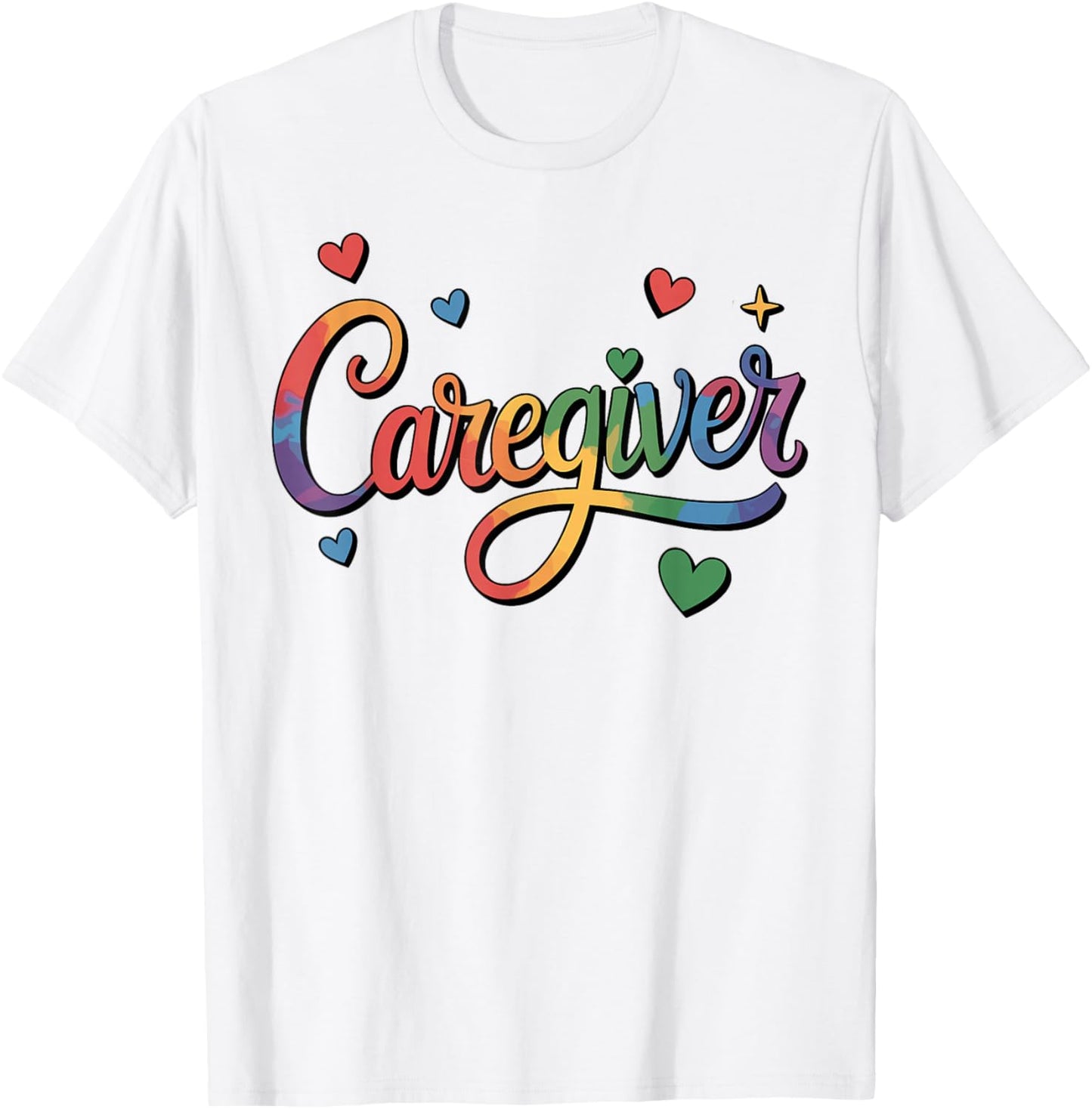 Funny Caregiver T-Shirt - T-Shirt | White
