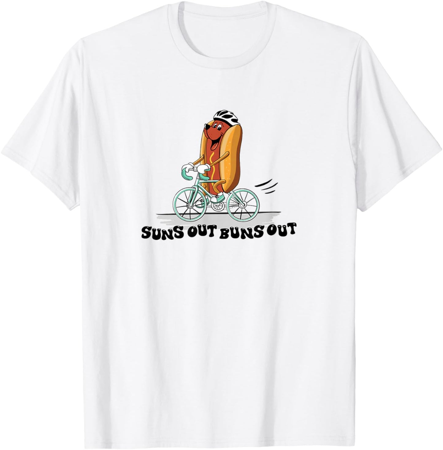 Suns Out, Buns Out T-Shirt - T-Shirt | White