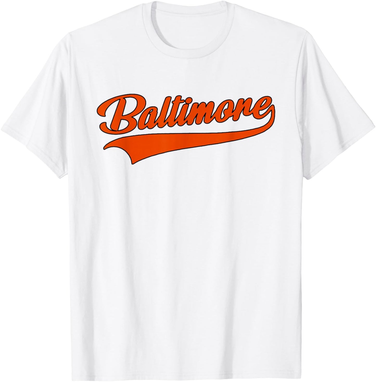 Baltimore - Throwback Design - Classic T-Shirt - T-Shirt | White