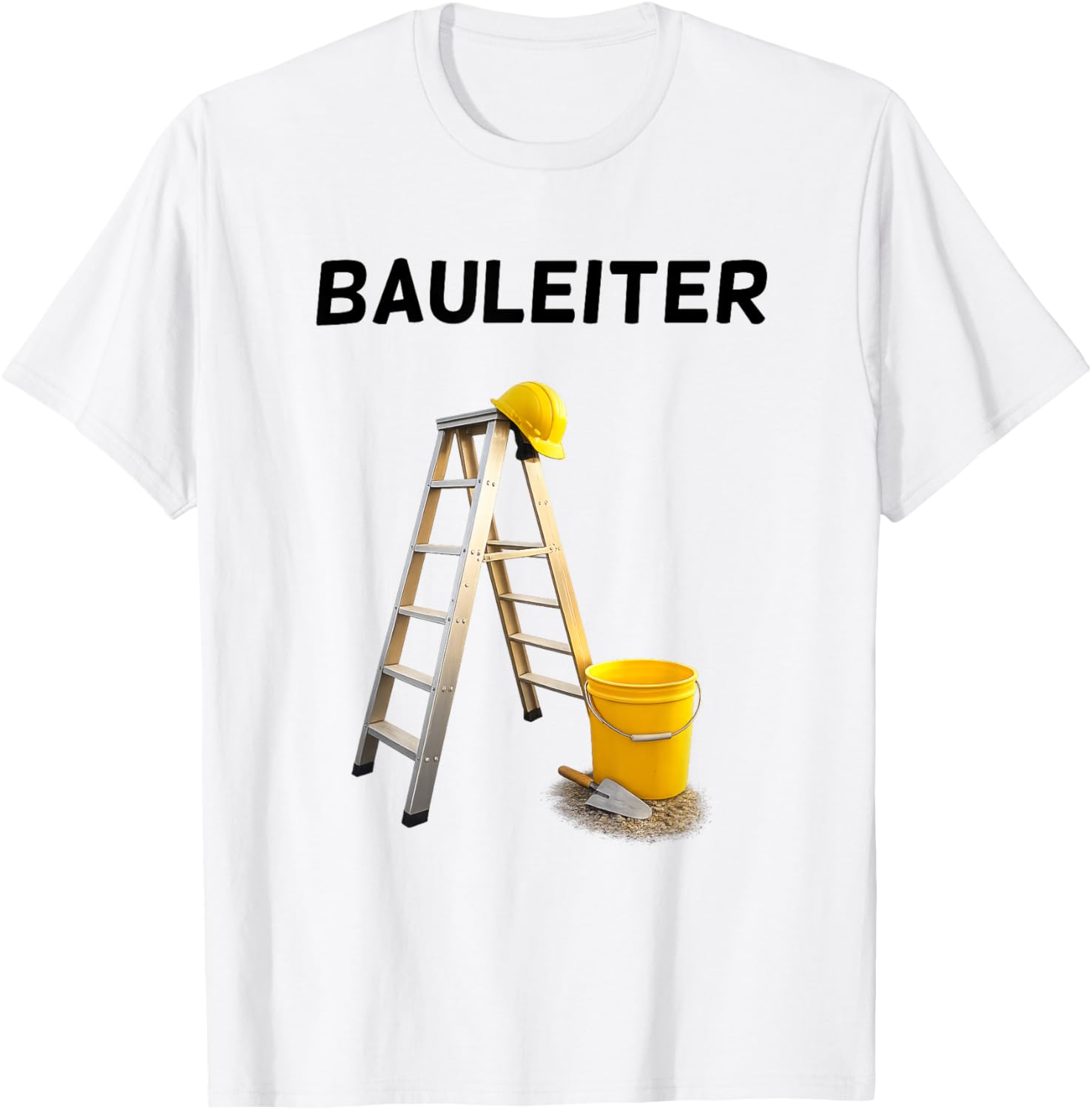 Construction Manager, Construction Worker, Construction Site Costume Fancy Dress Helmet T-Shirt - T-Shirt | White