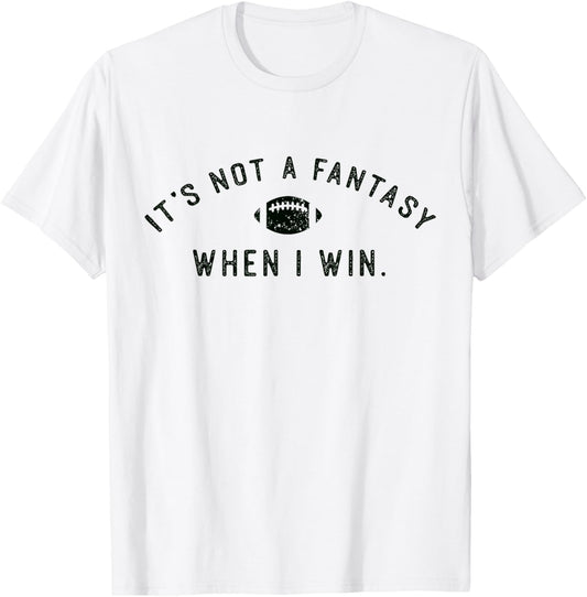 Fantasy Football Funny Draft Night Outfit Fan Sunday Funday T-Shirt - T-Shirt | White