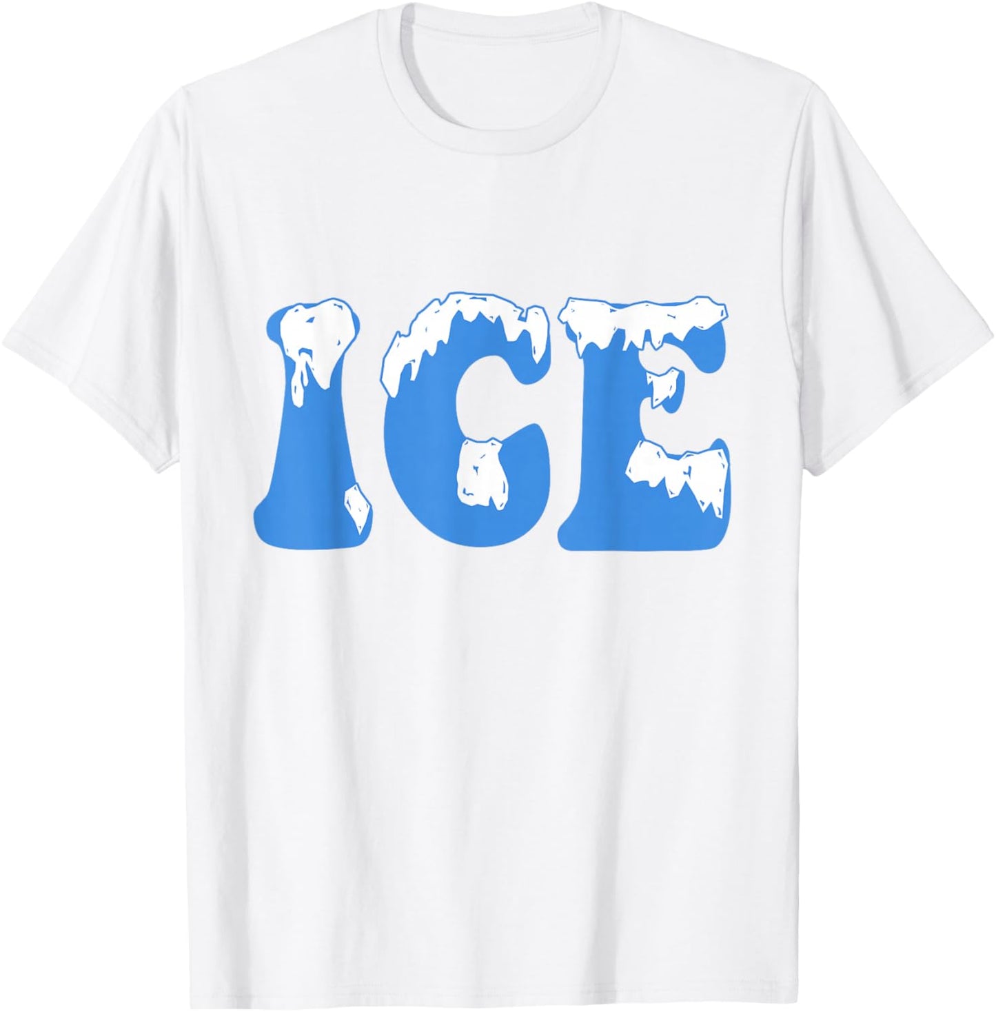 Ice Ice Baby Family Funny Halloween Costume Couples 2025 T-Shirt - T-Shirt | White