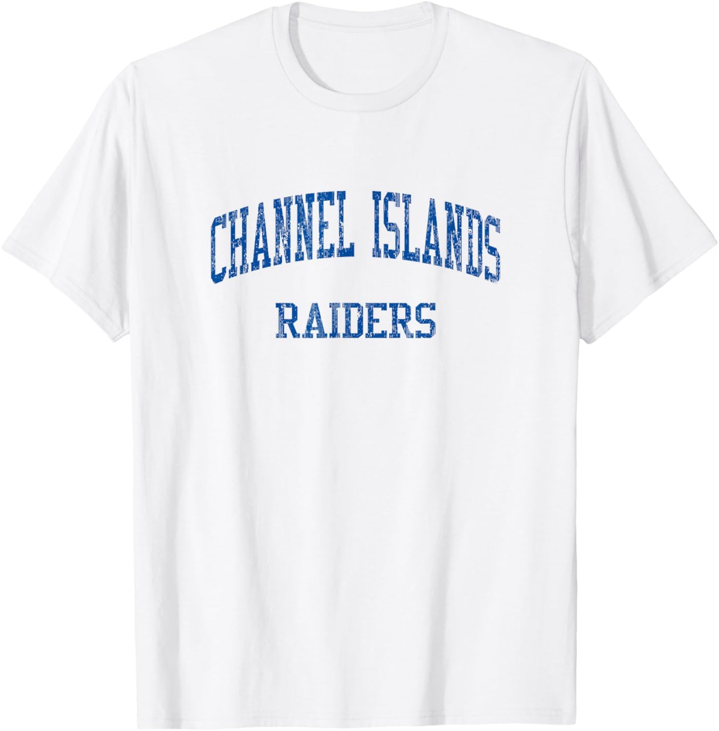 Channel Islands High School HS Oxnard CA Vintage Sports T-Shirt - T-Shirt | White