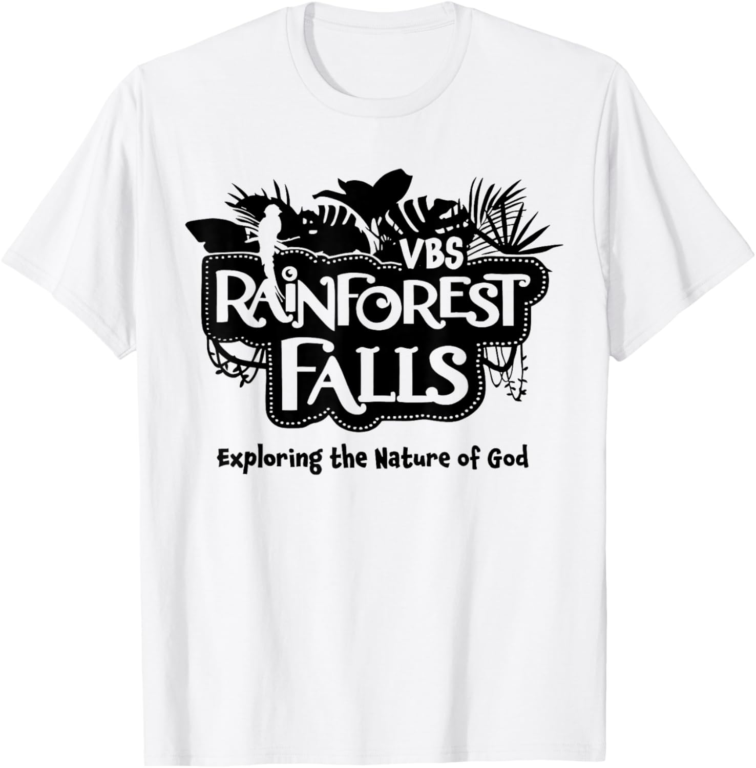 Rainforest Falls VBS 2026 Exploring The Nature of God Gift T-Shirt - T-Shirt | White