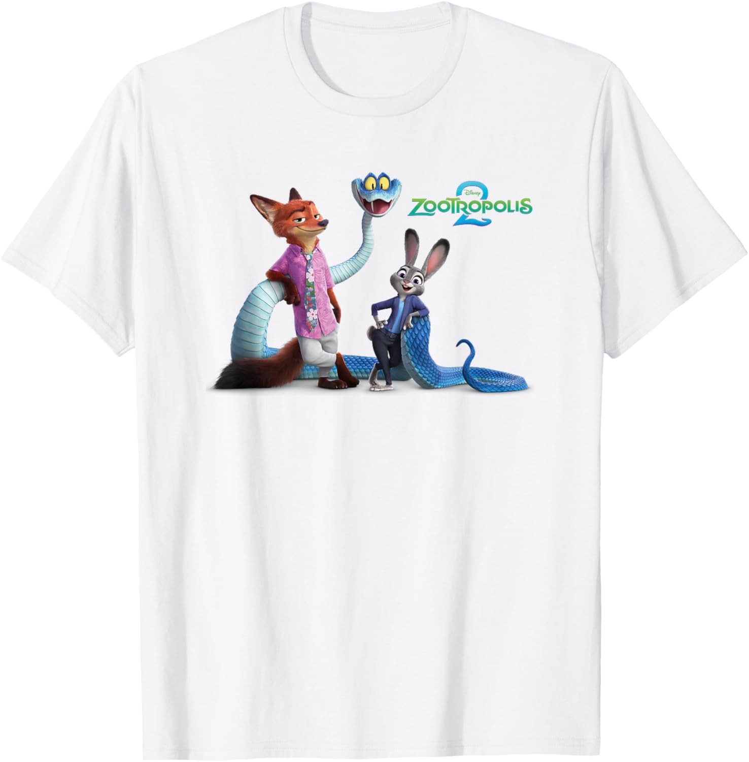 Zoomania Characters T-Shirt - T-Shirt | White