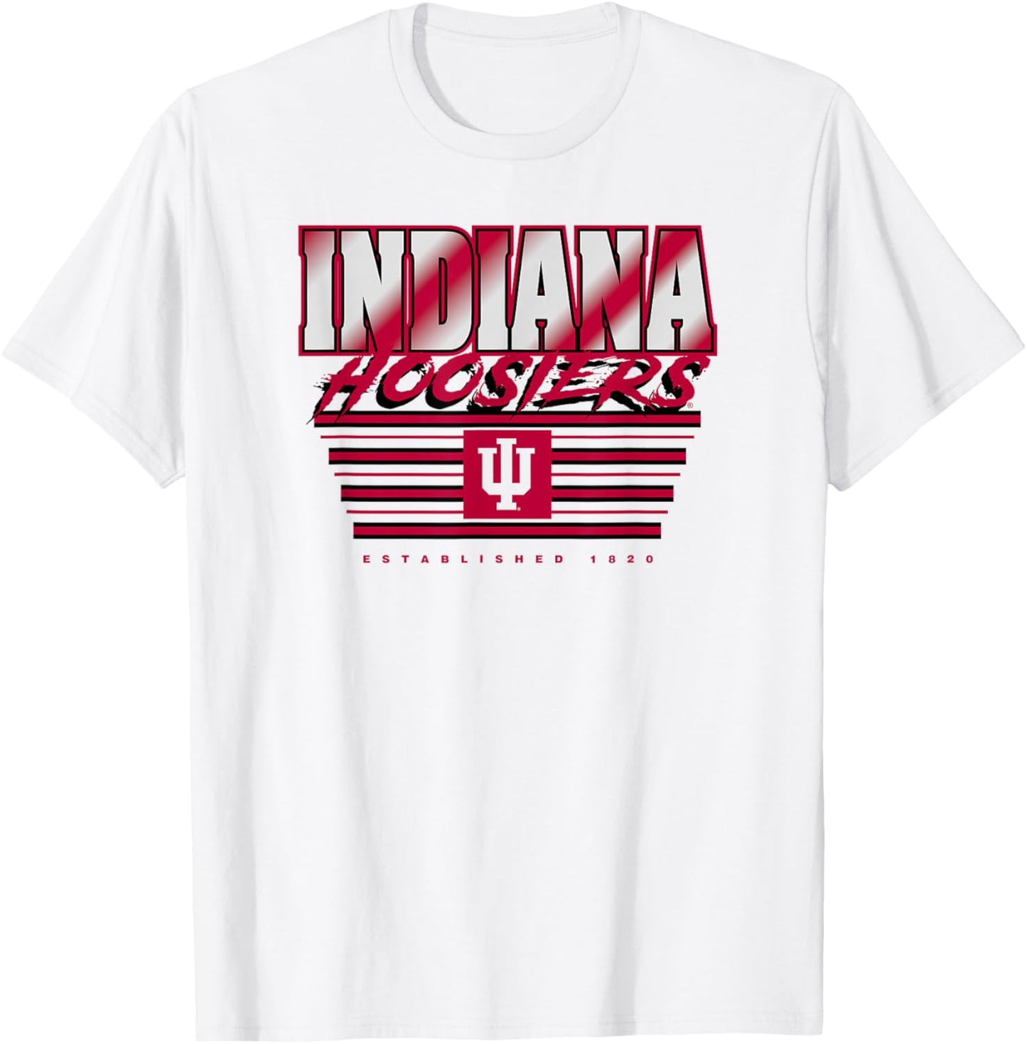 Indiana Hoosiers Vintage 90's Decibel White T-Shirt - T-Shirt | White
