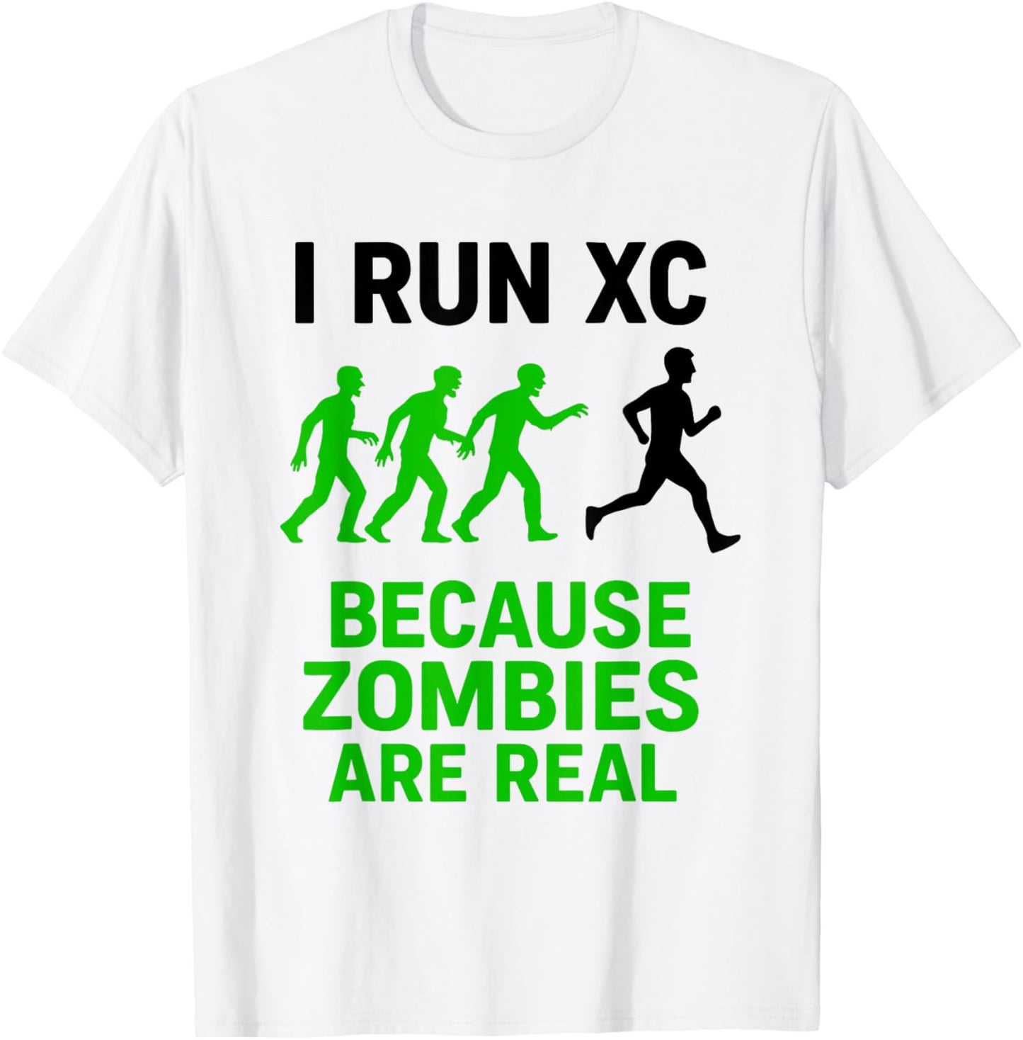 Cross Country Running Design for a XC Country Runner T-Shirt - T-Shirt | White