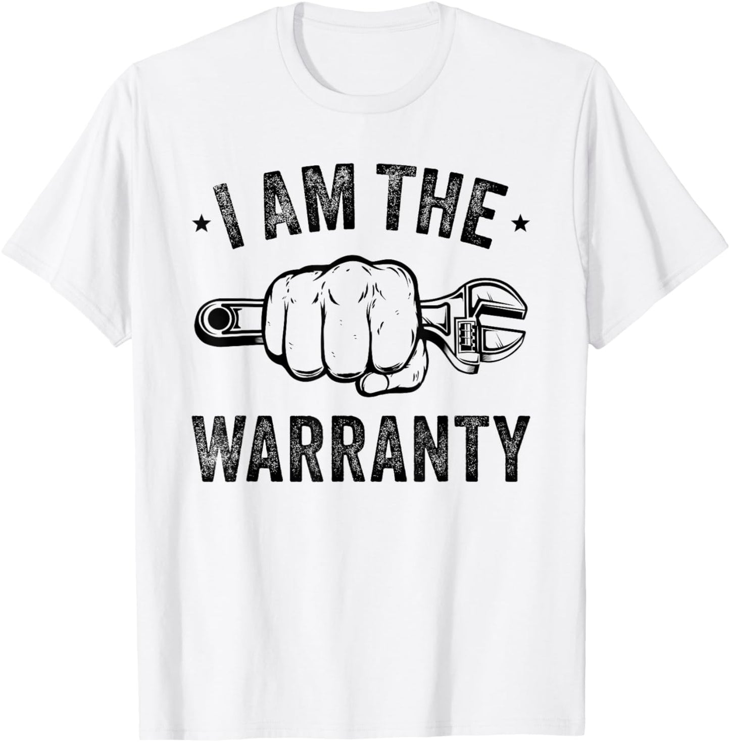 Car Lover I Am The Warranty Car Mechanic T-Shirt - T-Shirt | White