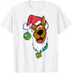 Christmas Scooby Doo Santa Hat Beard T-Shirt - T-Shirt | White