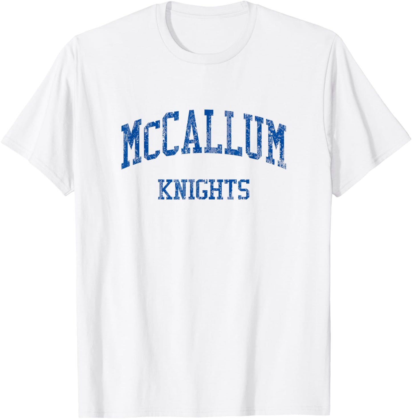 McCallum High School HS Austin TX Vintage Sports T-Shirt - T-Shirt | White