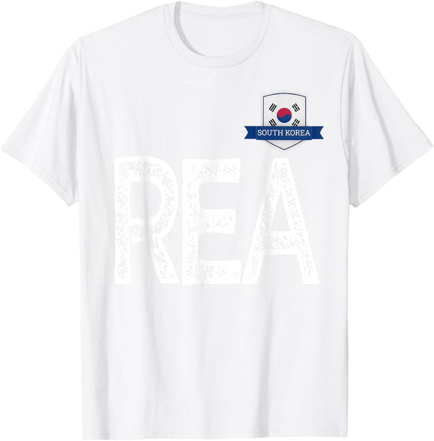South Korea Human-Flag Letter REA South Korea T-Shirt - T-Shirt | White