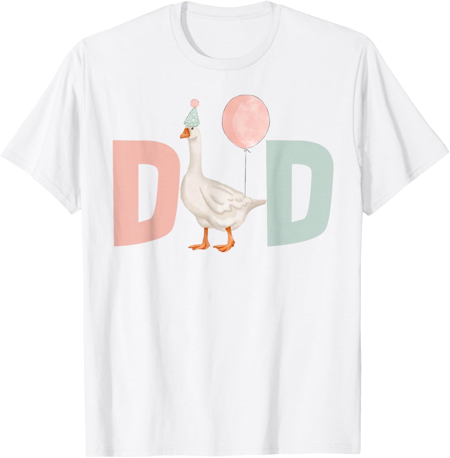 One Silly Goose Dad 1st First Birthday Family Matching Party T-Shirt - T-Shirt | White