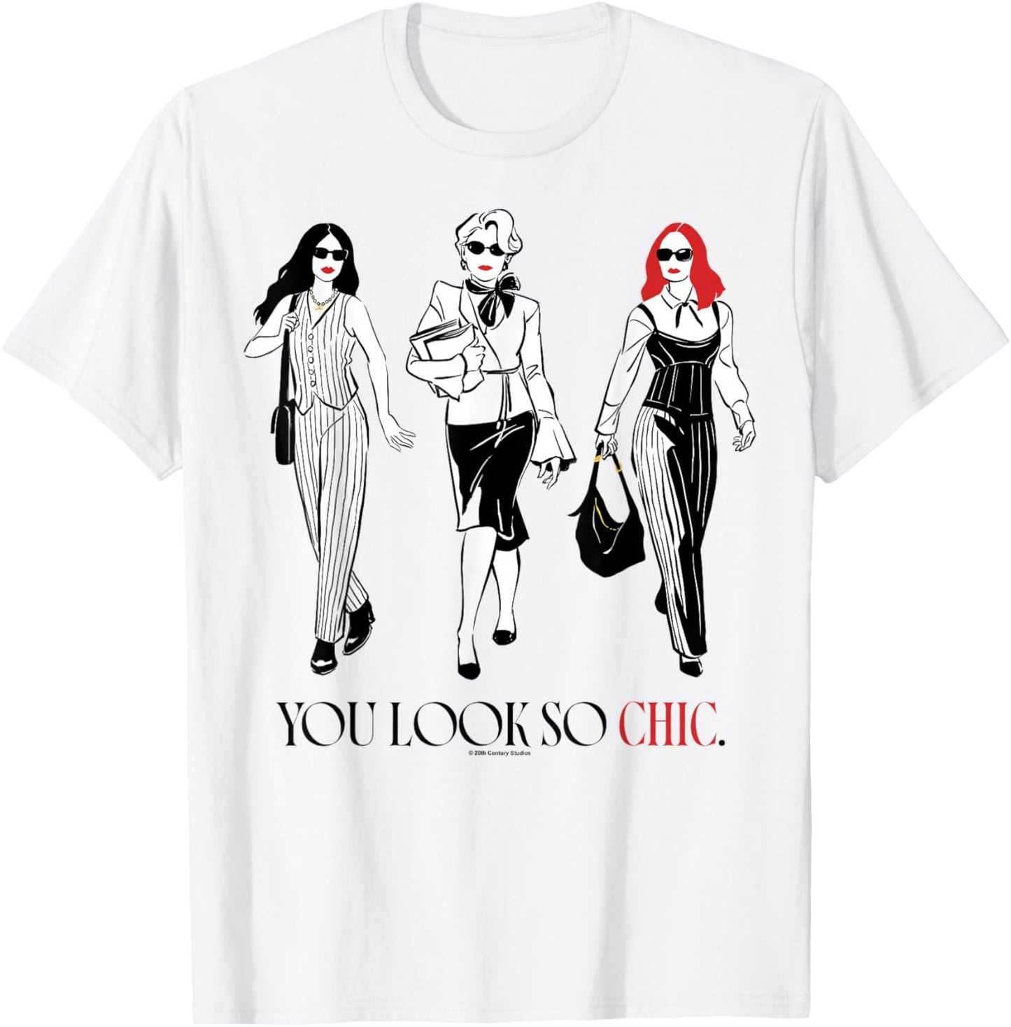 The Devil Wears Prada 2 You Look So Chic Miranda Andy Emily T-Shirt - T-Shirt | White