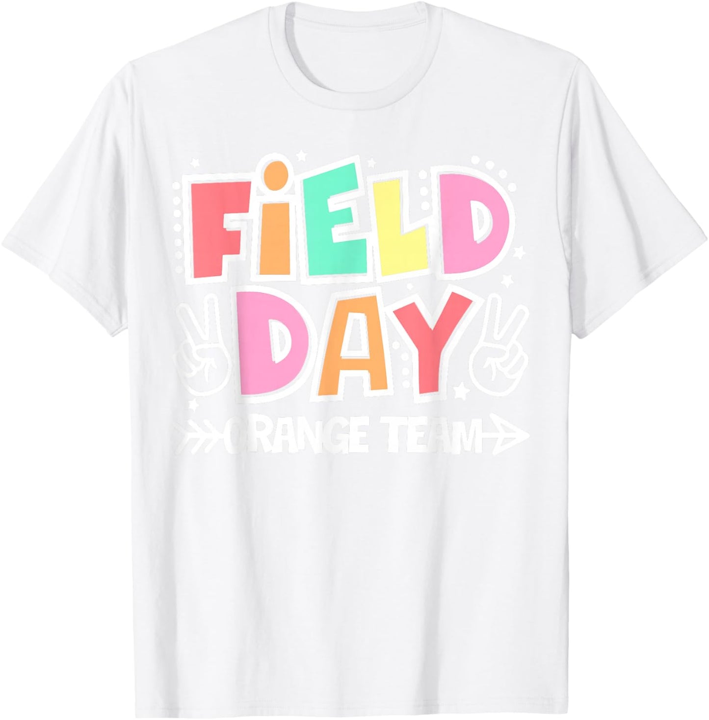 Field Day Orange Team Funny for Teacher Kids Field Day Games T-Shirt - T-Shirt | White