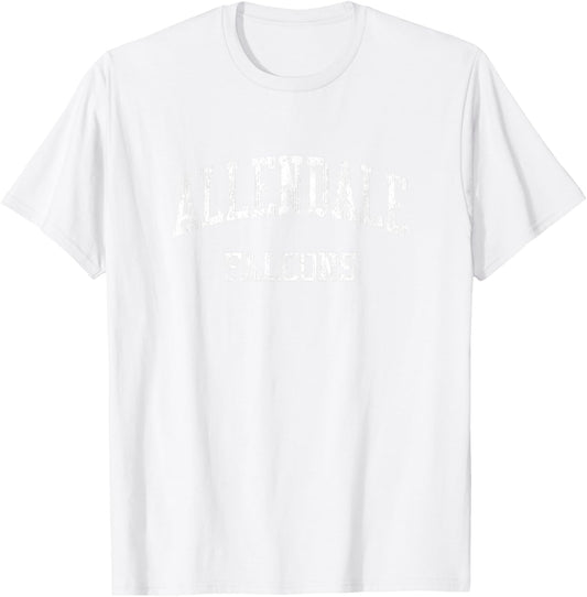 Allendale High School HS Allendale MI Vintage Sports T-Shirt - T-Shirt | White